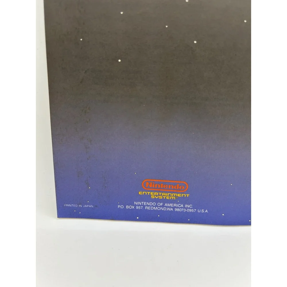 Nintendo NES Control Deck Instruction Manual Original REV-4 1989 Vintage Booklet